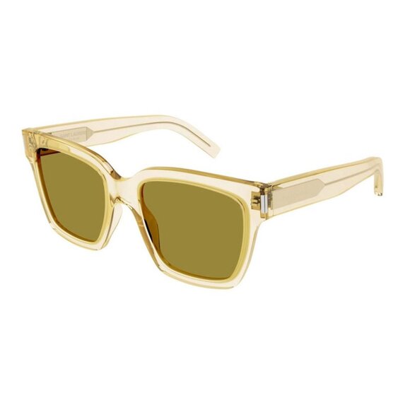 NWT SAINT LAURENT SUNGLASSES YELLOW - Picture 1 of 3